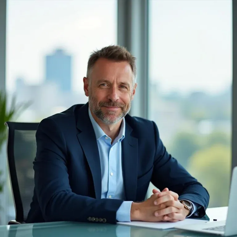 Interim Manager Einkauf - Ein Interim Manager Einkauf schaut in die Kamera - Klose Interim Management